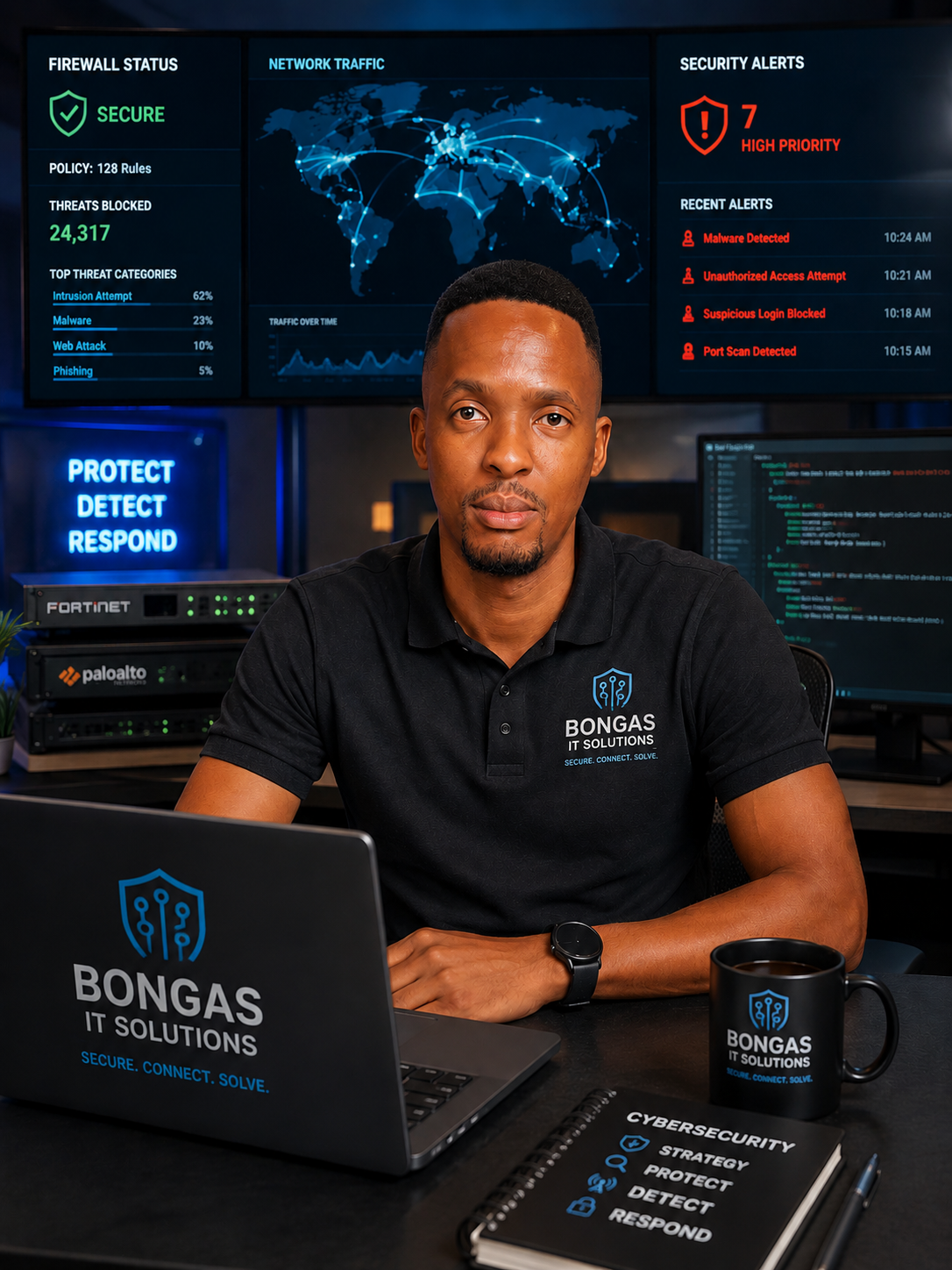 Bongas IT Solutions cybersecurity operations centre